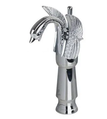 Produktbild von Korb Wasserhahn Schwan Retro Chrom Lauferi