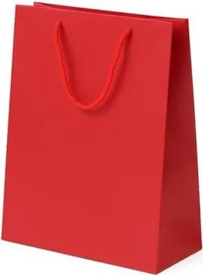 Produktbild von Papiertüten für Geschenke 240x80x320 Rot