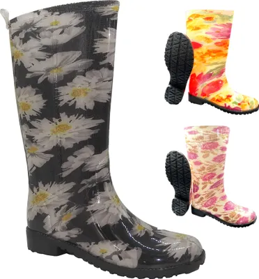 Produktbild von Gummistiefel Damen-Regenstiefel, Farbe:bunt, Größe:39