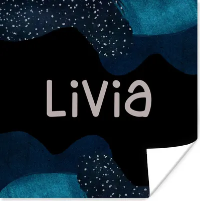 Produktbild von MuchoWow® Poster Livia - Pastell - Mädchen 50x50 cm - Wohnzimmerdekoration