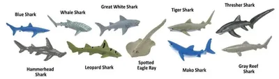 Produktbild von Safari feature-Set Shark's Junior 10-teilig