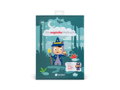 Produktbild von Tonies 10002620 Ein magisches Malbuch + Kreativ-Tonie Zauberer - Freundschaftstag im Zauberwald