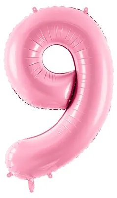 Immagine prodotto di Pallone numerico grande rosa pastello 86 cm