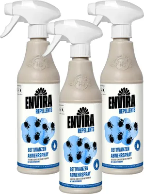 Produktbild von Envira Bettwanzen Abwehrspray im Vorteilspack 3x500ml