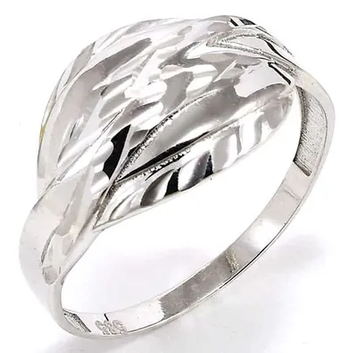 Produktbild von Goldring Glare578 14K Weißgold, Ringgröße 67, Breite 0,2 cm, Oberseite 1,3 cm, hypoallergen, staatlich punziert