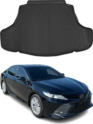 Image de Tapis de coffre pour Toyota Camry 2018-2020 Caoutchouc TPE Noir