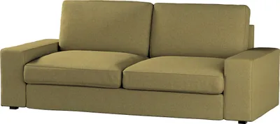 Produktbild von Dekoria Bezug für Kivik 3-Sitzer Sofa, olivgrün, Bezug für Sofa Kivik 3-Sitzer