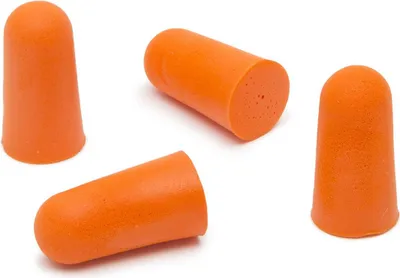 Produktbild von PU-Schaum-Ohrstöpsel – Einweg – 4 Stück pro Packung – Geräuschreduzierung SNR 35 dB – Komfortable, konische Form – Passt sich dem Gehörgang an – Geeignet für Arbeit und Heimwerkerarbeiten – Entspricht der Norm EN352-2 [10375-4]