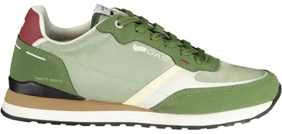 Produktbild von Stilvoller grüner Herrensportschuh mit herausnehmbarem Fußbett