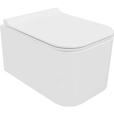 Obrázok produktu pre Mexen Elis WC misa Rimless s pomaly padajúcim sedátkom, duroplast, biela - 30910700