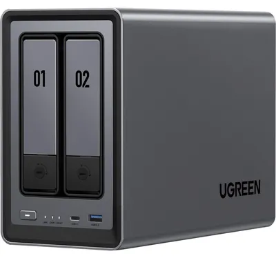 Produktbild von Ugreen NASync DXP2800 NAS System 2-Bay, NAS, Kompakt, Intel® N, N100, 8 GB, DDR5