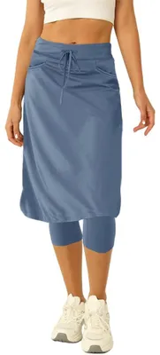 Produktbild von Aurgelmir Damen-Tennisrock mit integrierter Leggings, 50,8 cm, Knielang, Golfröc
