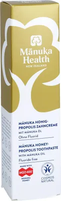 Immagine prodotto di Dentifricio al miele di Manuka - MGO 400+ propoli senza fluoro 75ml