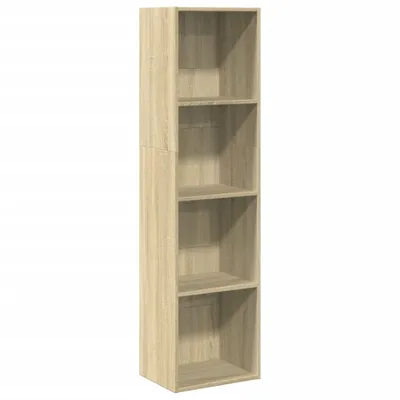 Obrázek produktu pro vidaXL Knihovna Sonoma dub 40x30x152 cm Materiál na bázi dřeva