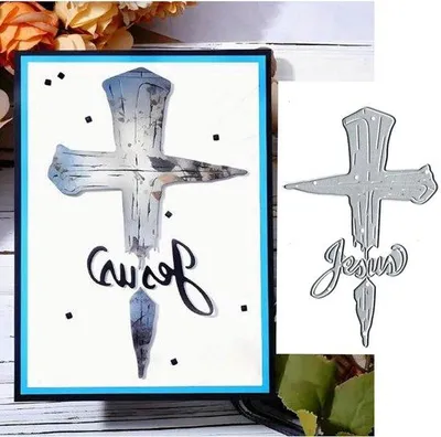 Zdjęcie produktu dla Metalowe wykrojniki do kart – do albumów DIY, scrapbookingu, kart papierowych i szablonów do wytłaczania