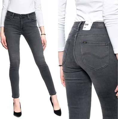 Produktbild von LEE, Damen Jeanshose, Skinny fit, ELLY, W28 L33, Schwarz, Jeans, baggyjeans, buggy