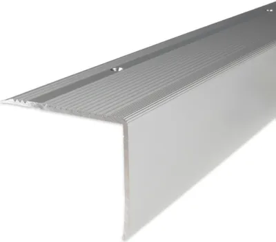 Produktbild von PROVISTON | Treppenkanten- & Winkelprofil | Aluminium | 69 x 55 x 2700 mm | Silber | Winkelprofil