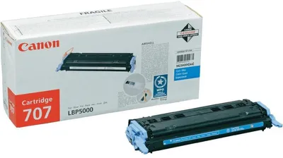 Image de Canon 707C - Cyan - original - cartouche de toner - pour i-SENSYS LBP5000, LBP5100