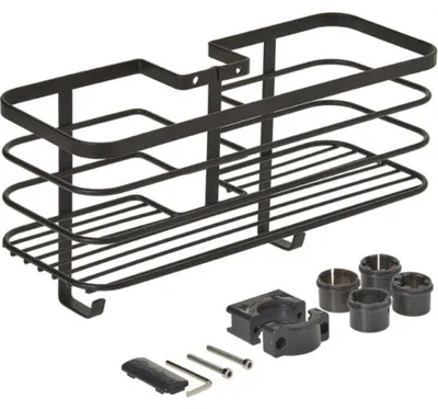 Produktbild von Metaltex Doucherek 29x11x15 cm Zwart/Metaal