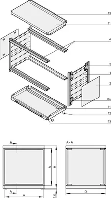Image de Schroff Ratiopac Air 19"3/4U 84Hp 315D