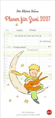 Produktbild von Der kleine Prinz Planer für zwei 2027
