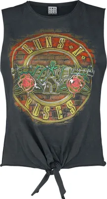 Produktbild von Guns N' Roses Top Damen Amplified Collection - Neon Bullet charcoal XL