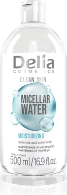 Image de Delia Clean Skin Lotion micellaire pour le nettoyage du visage 500 ml