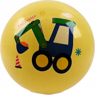 Produktbild von Gummiball Spielball für Kinder 23cm - Bunter Strandball & Gartenball - Robustes Spielzeug Outdoor