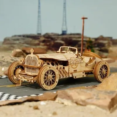 Produktbild von Grand-Prix-Wagen 1:16 3D Puzzle