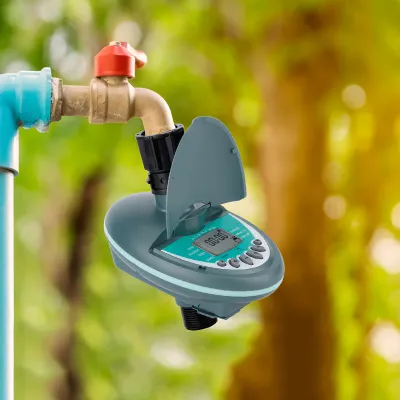 Obrázok produktu pre Časovač vody, automatický časovač vody, regulátor časovača vody, regulátor zavlažovania, časovač zavlažovania záhrady, časovač zavlažovania