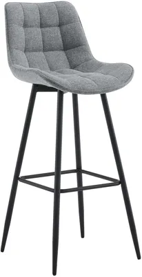 Produktbild von CLP Barhocker Dartford grau Material Stoff