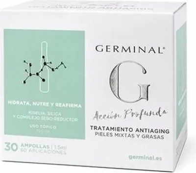 Produktbild von Germinal 8430445317326, Frauen, ölige Haut, Jeder Hauttyp, 45 ml