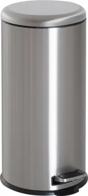 Produktbild von 30 L Mülleimer / Abfalleimer – Treteimer mit Deckel, Fußpedal, Inneneimer, Mülltrennung, rund, für Wohnzimmer oder Büro.