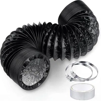Image de Tuyau de ventilation flexible de 150 mm - Longueur : 3 mètres - Fin et adaptable