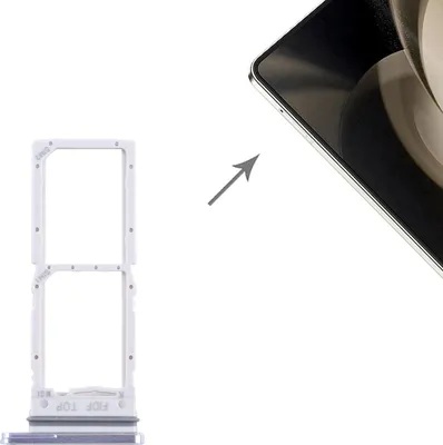 Image de Pour Samsung Galaxy Z Fold5 SM-F946 Dual SIM Porte-carte bleu Pièce de rechange