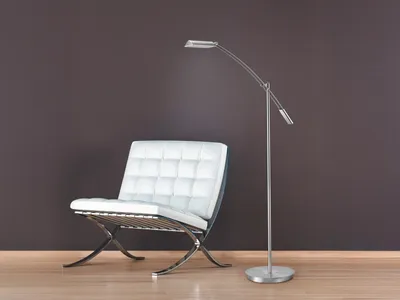Produktbild von TRIO-Leuchten Stehleuchte VERONA BH 26.50x126 cm grau Stehlampe Leseleuchte