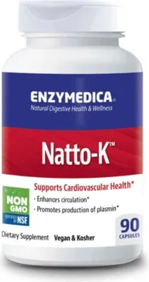 Produktbild von Nahrungsergänzungsmittel Enzymedica Natto K (90 Kapseln) 8212