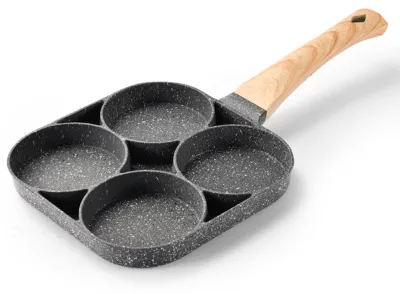 Obrázok produktu pre 4 panvice na palacinky, vhodné na plynové a indukčné sporáky, univerzálna lekárska doska, s nepriľnavým povrchom, na prípravu vajíč. vhodná do kuchyne