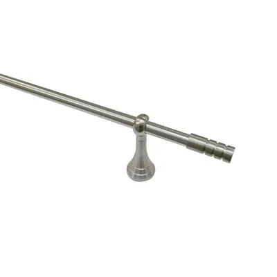 Produktbild von Gardinia Stilgarnitur Pinto Ø 19 mm, edelstahl-optik, 200 cm