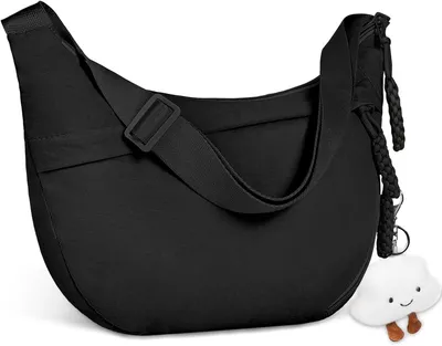 Zdjęcie produktu dla Crossbody Bag Damska, Półksiężyc Corduroy, Casual Torebka, do Pracy i Podróży