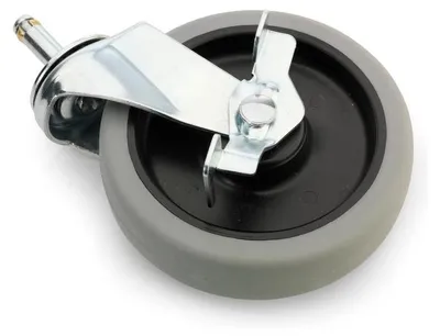 Produktbild von Numatic Lenkrolle mit Bremse 100 mm, grau | Packung (1 Stück)