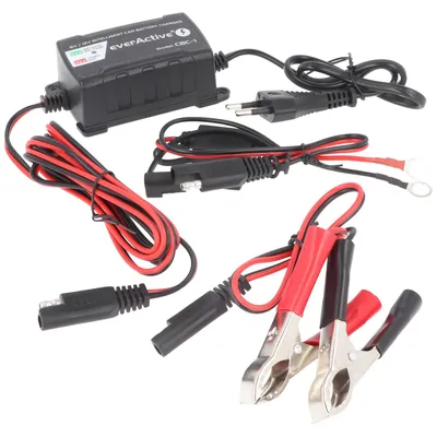 Produktbild von everActive KFZ Motorrad Ladegerät vollautomatisch 6V 12V, Spannung 1A, Mikroproz