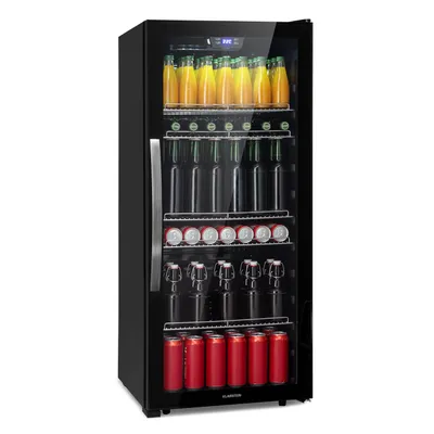 Produktbild von Klarstein Mini Kühlschrank mit Glastür, Mini-Kühlschrank für Zimmer, Getränkekühlschrank Klein mit Verstellbaren Ablagen, Kleiner Kühlschrank 242 Liter, Indoor/Outdoor Kühlschrank Leise