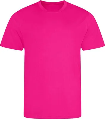 Produktbild von Just Cool JC001 | Cool T-Shirt +WRAP  +UV-Sonnenschutz 30 - Farbe: Hyper Pink - Größe: S