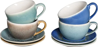 Obrázok produktu pre CreaTable, 24044, Caldera Mix, Cappuccino sada 8-dielna, kamenina