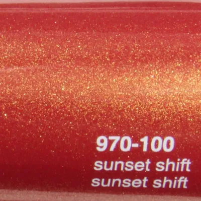 Produktbild von (25€/m²) Oracal 970RA Autofolie 100G Sunset Shift Glanz Folie 152 cm Breite Laufmeterware gegossene Auto Folie selbstklebend