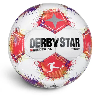 Imagen del producto de DERBYSTAR Bundesliga Brillant TT v25, color blanco, cantidad: 5