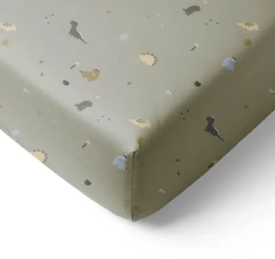 Produktbild von Petite Amélie Spannbettlaken Dino - Grün