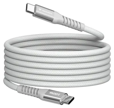 Produktbild von Verbatim 31854, 1,2 m, USB C, USB C, USB 2.0, 0,48 Gbit/s, Grau