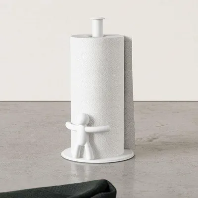 Produktbild von Famanu Küchenrollenhalter Modernes Design - Weiß